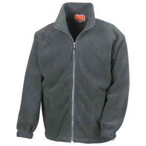 Result Mens Polartherm Fleece Jacket / Oxford Grey